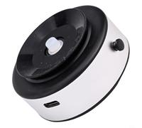 Trayneel Soporte de teléfono con ventosa para coche para teléfonos inteligentes de 4.7 pulgadas y más grandes con panel de metal giratorio, imán fuerte, carga inalámbrica, compatible con negro y