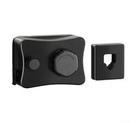 Trayneel Tendedero retráctil para interiores 5.1M Anti-Sag Montado en la pared Invisible Laundry Line para uso doméstico (negro)