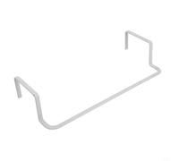 Trayneel Toallero de radiador de hierro de 35 cm, para toallas, ropa y calcetines, diseño multifuncional, se adapta a radiadores de 85 cm de ancho, color blanco o negro para lavandería de baño (blanco