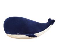 Trayosin Muñeco de Peluche Grande Suave Simulación Azul Ballena Felpa Almohada de Abrazo Lindo Juguetes de Peluche para Niños Regalo de Cumpleaños