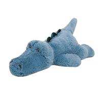 Trayosin Peluche de hipopótamo rosa de peluche supersuave, bonito peluche para acurrucarse y jugar, juguete de peluche para niños y adultos, regalo de cumpleaños (35 cm, cocodrilo azul)