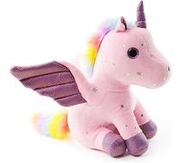 Trayosin Peluche de unicornio de 20/28 cm, bonito regalo para niñas de 3 a 8 años, regalo de cumpleaños suave para bebés, niños pequeños, niños, decoración (rosa, 28 cm)