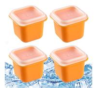 Trays - Bandeja de silicona grande | Easy Release s, Flexible Tray, Jumbo Tray, Silicona Ice Molds For Home Freezer Kitchen Bar Cocktails Whiskey Drinks Coffee