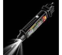 Trazador De Circuito Eléctrico - Analizador De Circuito De Enchufe De 8,86 Pulgadas, Probador De ABS | Alarma De Zumbador De Seguimiento Inteligente 119G 12-300V 50-60Hz Con 2 Pilas AAA No Incluidas