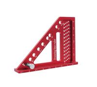 Trazador de madera cuadrado 3D, trazador triangular de 22,5 a 90 grados, regla triangular de inglete, para papá, marido, hombre, ingeniero, carpintero, construcción, taller, trabajo en casa