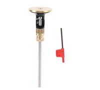 Trazador de marcado de ruedas Herramienta de trazado de madera con cortador fijo Trazador de rango de marcado de 0-12 cm Guía de marcado de madera maciza para carpintero con llave