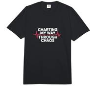 Trazando mi Camino a través del Caos, Humor de Enfermera, regalable Comfort Colors Adult Heavyweight T-Shirt
