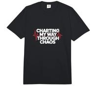 Trazando mi Camino a través del Caos, Humor de Enfermera, regalable Comfort Colors Adult Heavyweight T-Shirt