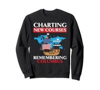 Trazando nuevos cursos recordando el Día de Colón Sudadera
