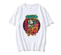 Trconk Camisetas MF Doom Camisetas Hip Hop Algodón Camiseta Tops Negro Manga Corta Casual Suelto Cuello Redondo Camisetas Camisetas Unique Neutral Hombre Mujer-Black||XXS