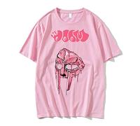 Trconk Camisetas MF Doom Gráfico Camisetas Streetwear Hombre Mujer Puro Algodón Camisetas Sueltas Hip Hop Camisetas Manga Corta XXS~3XL-Black||XXS