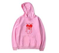 Trconk Chappell Roan Pin Pony Club Merch Sudaderas con Capucha Bolsillo con Cordón Jersey Sudadera Manga Larga Tops Unisex Impreso Hoodies para Hombres Mujeres XS~4XL-Black||XS