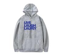 Trconk Laufey Sudadera con Capucha Harajuku Unisex Manga Larga Jersey Sudadera Hombres Mujeres Unisex Pareja Oversized Hoodies Streetwear XXS~4XL-Black||XXS