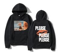 Trconk Sabrina Carpenter Sudadera con Capucha Estampada Moda Mangas Largas Hoodie Oversize Streetwear Jersey Sudadera para Hombre Mujer XS~4XL-Black||x_s