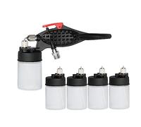 TRDEWR Aerógrafo de alimentación sifón atomizador, Kit Cepillo Aire acción única 0,3mm for Maquillaje, Pintura Corporal, Tatuaje, Hobby Amplia AplicacióN