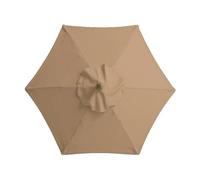 TRDEWR Paraguas Sombrilla Impermeable, Parasol, Cubierta Multifuncional For Exteriores, Jardín, Piscina, Balcón, Protección UV, Parabrisas. Paraguas Compacto(Khaki,200CM6bone)
