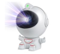 TRDEWR Proyector De Luz Con Atmósfera Galaxia Y Astronauta, Lámpara Proyección Nebulosa Giratoria Colorida, Láser Nocturna Pegatina DIY Crea Un Ambiente
