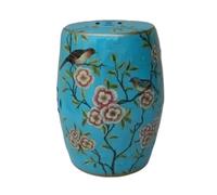 TRDEWR Taburete De Tambor Cerámica Chino, Redondo, Guzheng Jingdezhen, Zapato Muelle DecoracióN Exquisita(9)