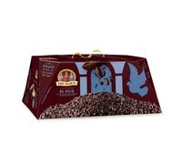 Tre Marie:"La Colomba Noir" Easter Dove with Dark Chocolate and Pieces of Cocoa Beans - 1.76 Pound (800g) Package [ Italian Import ]