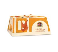 Tre Marie La Colomba Tradizionale Pastel de Pascua con piel de naranja confitada, almendras y granos de azúcar 1Kg Producto horneado Paloma de Pascua de la tradición italiana