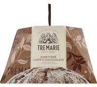 Tre Marie Panettone PANETTONE CAFFÈ E CIOCCOLATO con café y trozos de chocolate extra negro 930 g
