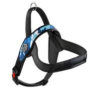 Tre Ponti Arnés de Perro Primo Onyx Light Azul para Grande Perros,Resistente Al