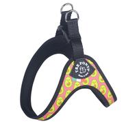 Tre Ponti F210 Easy Fit Vibes Arnés Negro Aguacate Para Perros Pequeños