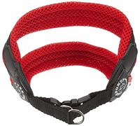 Tre Ponti Fibbia - Arnés de Malla para Perro pequeño, 2 cm, Color Rojo