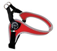 Tre Ponti RP250 Arnés Rojo Para Perros Pequeños, Ajustable Y Reflectante
