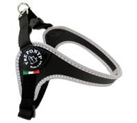 Tre Ponti RP250 Easy Fit Arnés Negro Para Perros Pequeños Hasta 14 Lbs