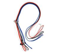 Tre Ponti TP150 Correa de Paseo Negro 150x0, 7 CM para Perros Hasta 10KG