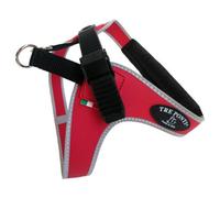 Tre Ponti TP500 Easy Fit Arnés Rojo, Resistente Al Agua, Reflectante, M-Perro