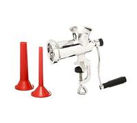 Tre Spade Picadora manual de carne TC-8 INOX de acero inoxidable con accesorios para hacer salchichas