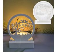 TREABEAR Moldes para Velas Letras HOME, Kit para Hacer Velas, Kit para Hacer Velas Aromáticas, Moldes de Silicona para Velas Arbol de La Vida, Moldes Silicona Velas, Vela Molde de Silicona 3d