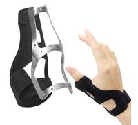 TREABEAR Muñequera Dedo Pulgar, Protector Dedos Mano para Pulgares Izquierdo y Derecho, Funda Protectora Ajustable Ferula Pulgar, Transpirable Muñequera Pulgar