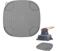 TREABEAR Tapete Silicona Cocina, Tapete Protector Calor para Ninja Crispy, Base de Silicona Que Protege La Encimera de La Cocina, Alfombrilla de Silicona para Ninja Crispi Protector Encimera Gris