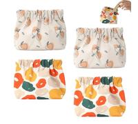 Treadcrck Portable Mini Storage Bag for Purse, Small Pouches for Purse, Mini Storage Bags for Purse, No Zipper Self-Closing Accessories Organizer, Mini Makeup Bag for Purse (4Pcs A)
