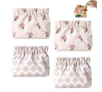 Treadcrck Portable Mini Storage Bag for Purse, Small Pouches for Purse, Mini Storage Bags for Purse, No Zipper Self-Closing Accessories Organizer, Mini Makeup Bag for Purse (4Pcs B)