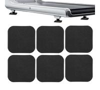 Treadmill Mat - 6-Piece Non-slip Heavy Duty, 10x10cm Under Treadmill Mat Equipment Padding - Floors Protection System For Apartment Garage Workout Fitness Sports Equipment Exercise Bike