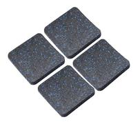 Treadmill Mat - Anti Vibration Pads | 4-Piece Rubber Walking Floor Pad for Hardwood Floors, Noise Reduction Home Gym Accessories for Rowing Machines Dumbbells Weight Benches, Heavy Duty