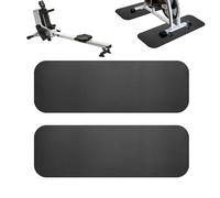 Treadmill Pad Carpet, Non Slip Exercise Equipment Mat, Thick Cushion Noise Reduction, Shock Absorbing Floor Protector, Yoga Exercise Mat for Stationary Bicycle Rowing Machine Fitness, 31.5x9.84 Inches