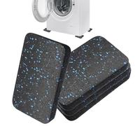 Treadmill Pads, Floor Protectors, Vibration Dampeners, 4 piezas Shock Absorbing Set, Anti-Slip Noise Reduction Base, for Walking Machine Home Gym Yoga Men Women Workout Equipment