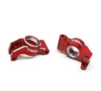 TREAL Juego de bujes traseros de aluminio 7075, mejoras mecanizadas CNC para Arrma 1/18 Granite GROM (rojo)