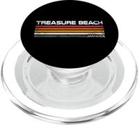 Treasure Beach Jamaica Diseño Retro Isla de Yucatán PopSockets PopGrip para MagSafe