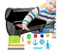 Treasure Box Toy, Treasure Chests Storage Box | Pirate Storage Toy