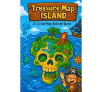 Treasure Map Island Coloring Book