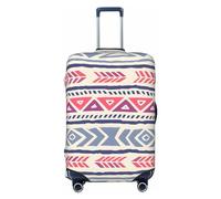 Treasure Maze - Funda de equipaje de viaje para equipaje de 18 a 32 pulgadas, lavable, resistente a los arañazos, Patrón floral geométrico liso, XL