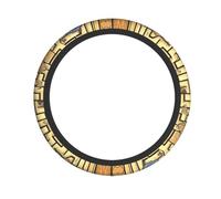 Treasure Maze - Funda para volante de automóvil, antideslizante, sin olor y tamaño estándar universal de 38 cm, unisex.