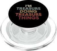 Treasure Name Treasure Personalized Name First Given PopSockets PopGrip para MagSafe