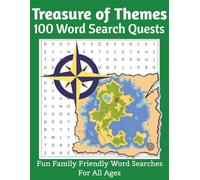 Treasure of Themes Word Search: 100 Fun Family Friendly Word Searches for All Ages | 8.5x11 inches, 200 pages